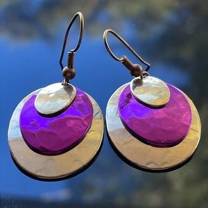 Gold Earring Pair